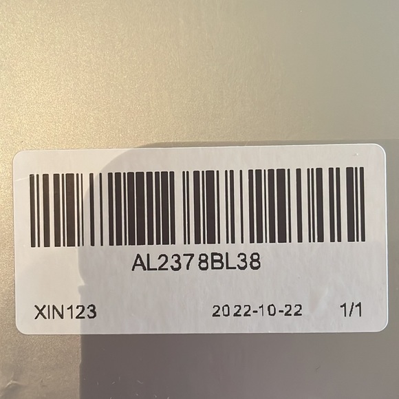 New Bella black knit ankle boots, size 38 Hell height is 2 3/4 inches - Picture 6 of 6